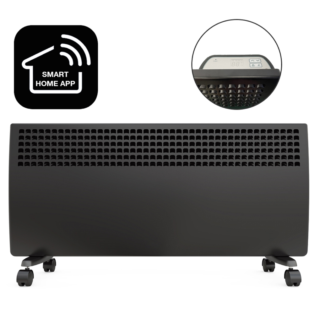 ელექტრო გამათბობელი OEM NDQ-24DW, 2400W, 25m², Electric Heater, Black