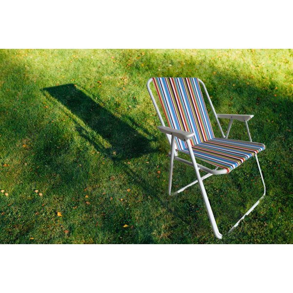 OEM VINTAGEBLR, Folding Chair, Blue/Red