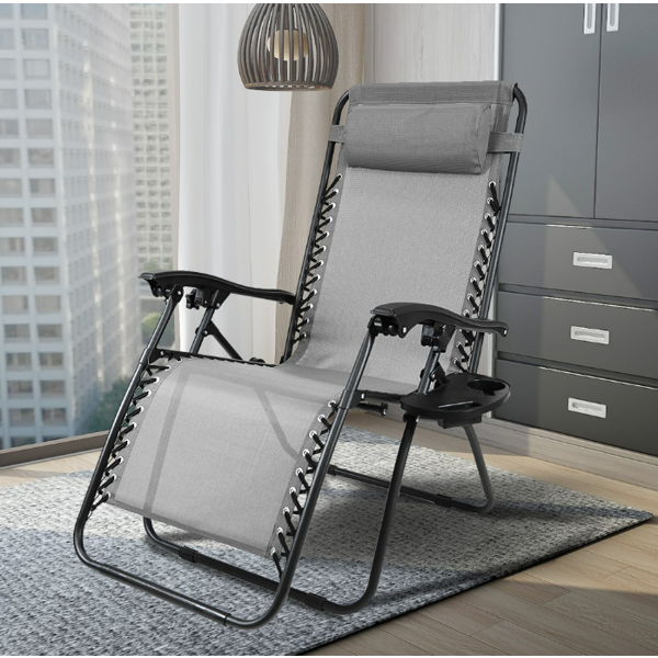 OEM RELAXGR, Folding Chair, Grey