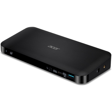 Acer GP.DCK11.003, Type-C Docking Station, 2xUSB-C, 3xUSB3.1, HDMI, 2xDP, RJ45, 3.5mm, Black