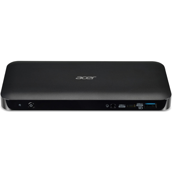 Acer GP.DCK11.003, Type-C Docking Station, 2xUSB-C, 3xUSB3.1, HDMI, 2xDP, RJ45, 3.5mm, Black