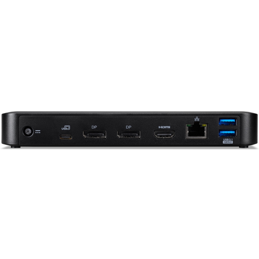 Acer GP.DCK11.003, Type-C Docking Station, 2xUSB-C, 3xUSB3.1, HDMI, 2xDP, RJ45, 3.5mm, Black