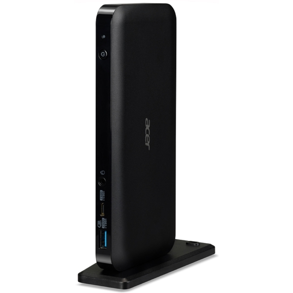 Acer GP.DCK11.003, Type-C Docking Station, 2xUSB-C, 3xUSB3.1, HDMI, 2xDP, RJ45, 3.5mm, Black