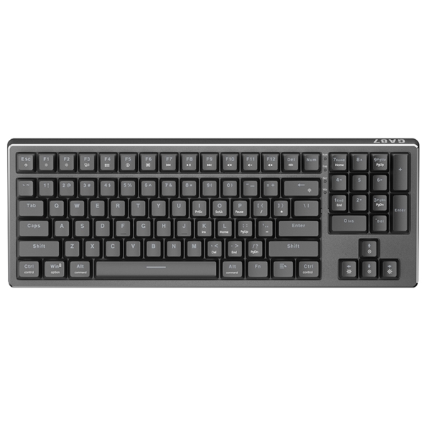 კლავიატურა 1STPlayer GA87(RGB)-BK-RED/SW, Wired, RGB, USB, Gaming Keyboard, Black