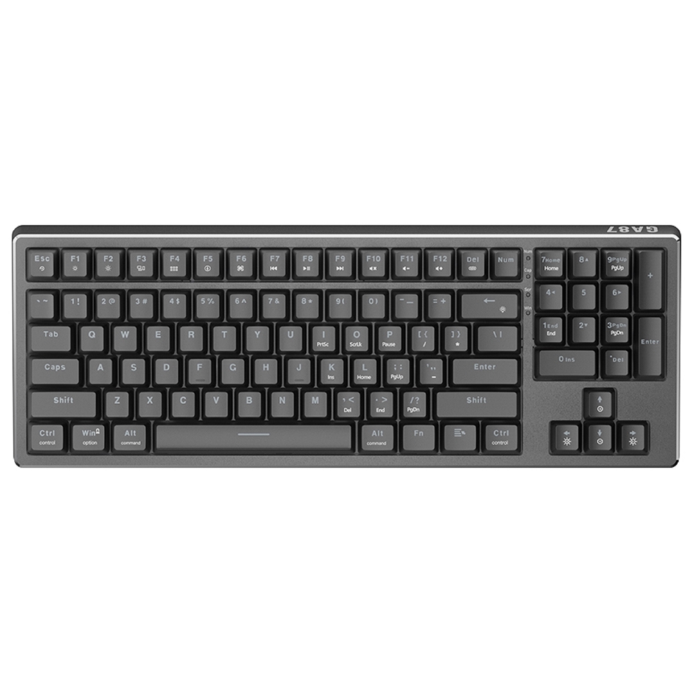 კლავიატურა 1STPlayer GA87(RGB)-BK-RED/SW, Wired, RGB, USB, Gaming Keyboard, Black