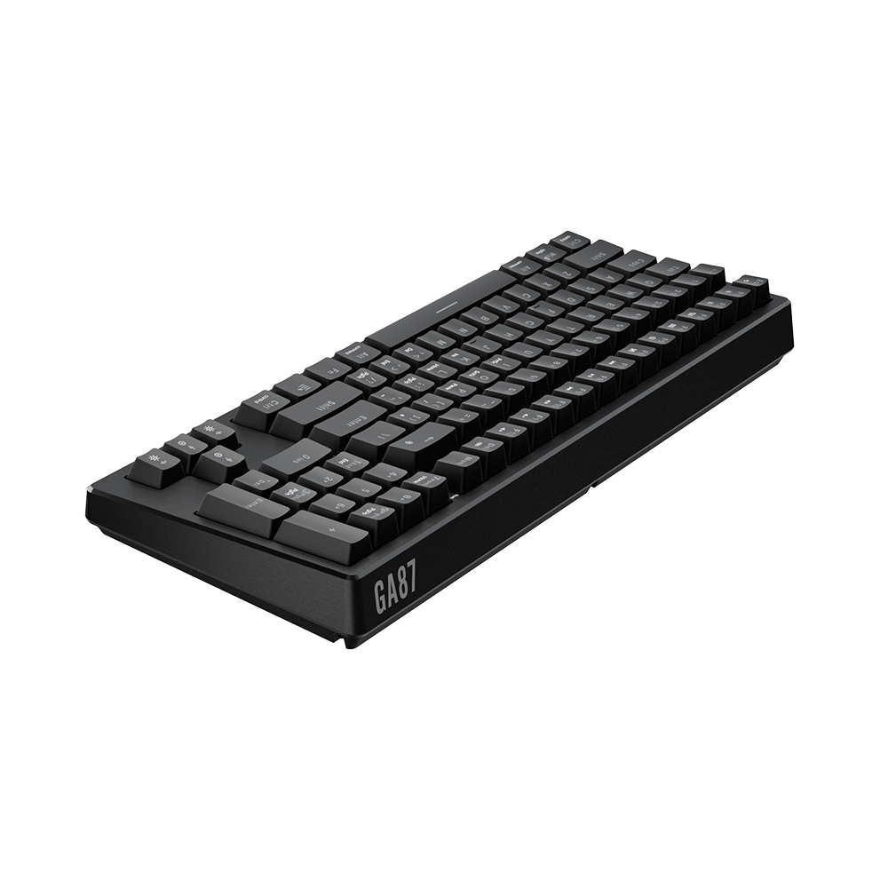 კლავიატურა 1STPlayer GA87(RGB)-BK-RED/SW, Wired, RGB, USB, Gaming Keyboard, Black