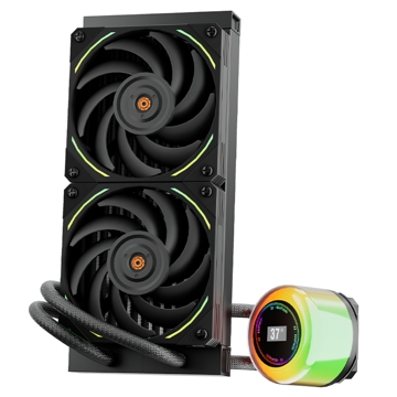 1STPlayer CC240-BK, 120mm, 2500RPM, Liquid Cooling, Black