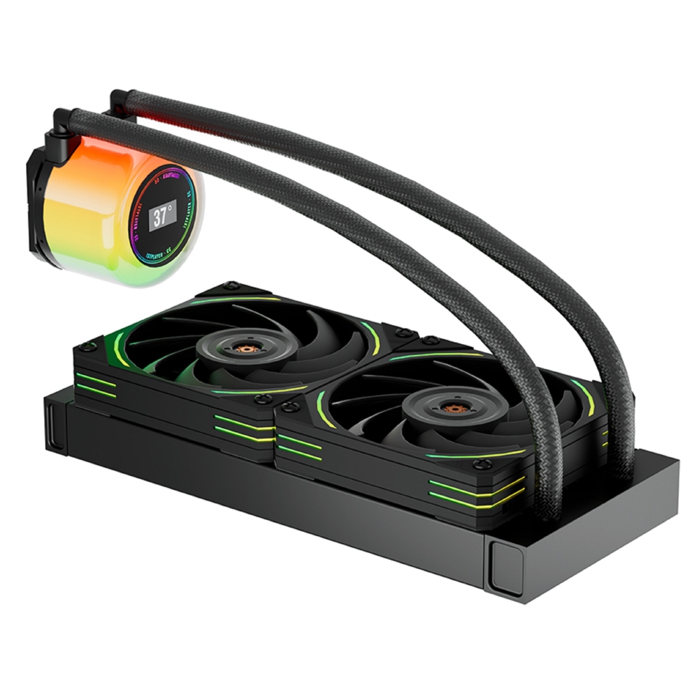 1STPlayer CC240-BK, 120mm, 2500RPM, Liquid Cooling, Black