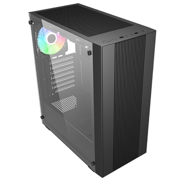 ქეისი 1STPlayer 1STPLR-B3-BK-1B1, Computer Case, MidT, ATX, M-ATX, ITX, USB 3.0, 2xUSB, 3.5mm, Black