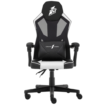 გეიმერული სავარძელი 1STPlayer P01-BW, Gaming Chair, Black/White