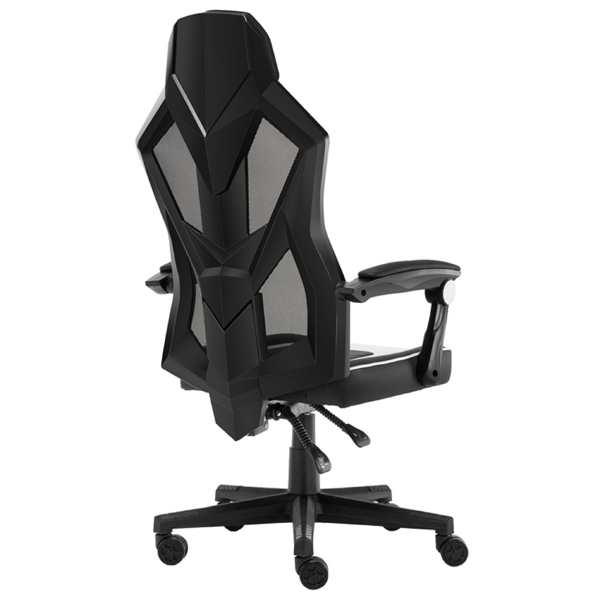 გეიმერული სავარძელი 1STPlayer P01-BW, Gaming Chair, Black/White