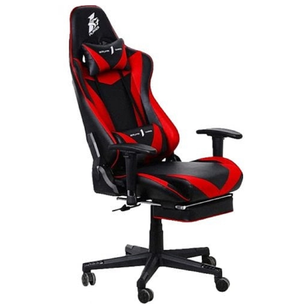 გეიმერული სავარძელი 1STPlayer FK3-BR, Gaming Chair, Black/Red