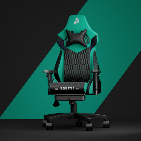 გეიმერული სავარძელი 1STPlayer WIN101 Gaming Chair, Tiffany Blue