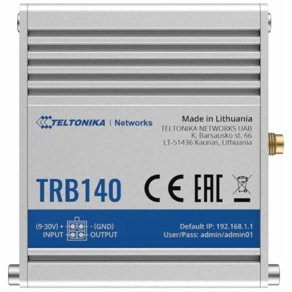 Teltonika TRB140, 150Mbps, LTE Router, White