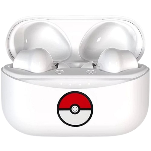 OTL PK0860 Pokemon Poke Ball, Earbuds, Wireless, Bluetooth, White