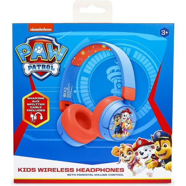 ყურსასმენი OTL PAW981 Paw Patrol, Headset, Wireless, Bluetooth, Blue