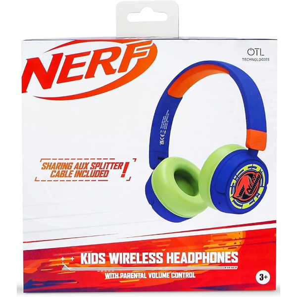 OTL NF0988 Nerf, Headset, Wireless, Bluetooth, Blue