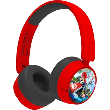 OTL MK0983 Mario Kart, Headset, Wireless, Bluetooth, Red