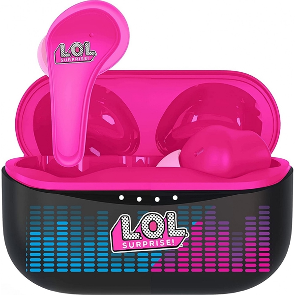 OTL LOL868 Lol Surprise, Earbuds, Wireless, Bluetooth, Black/Pink