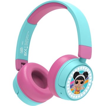 OTL LOL979 LoL Surprise, Headset, Wireless, Bluetooth, Teal/Rose