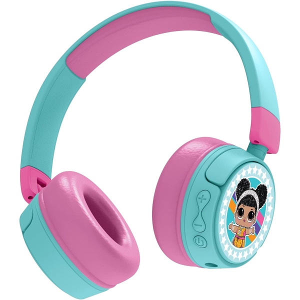 ყურსასმენი OTL LOL979 LoL Surprise, Headset, Wireless, Bluetooth, Teal/Rose