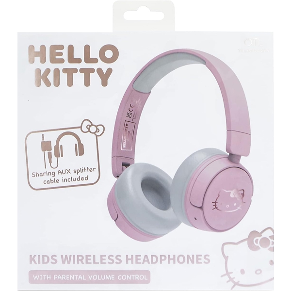 ყურსასმენი OTL HK0991 Hello Kitty, Headset, Wireless, Bluetooth, Pink