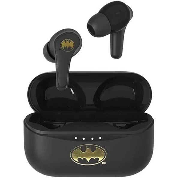 OTL DC0857 Batman, Earbuds, Wireless, Bluetooth, Black