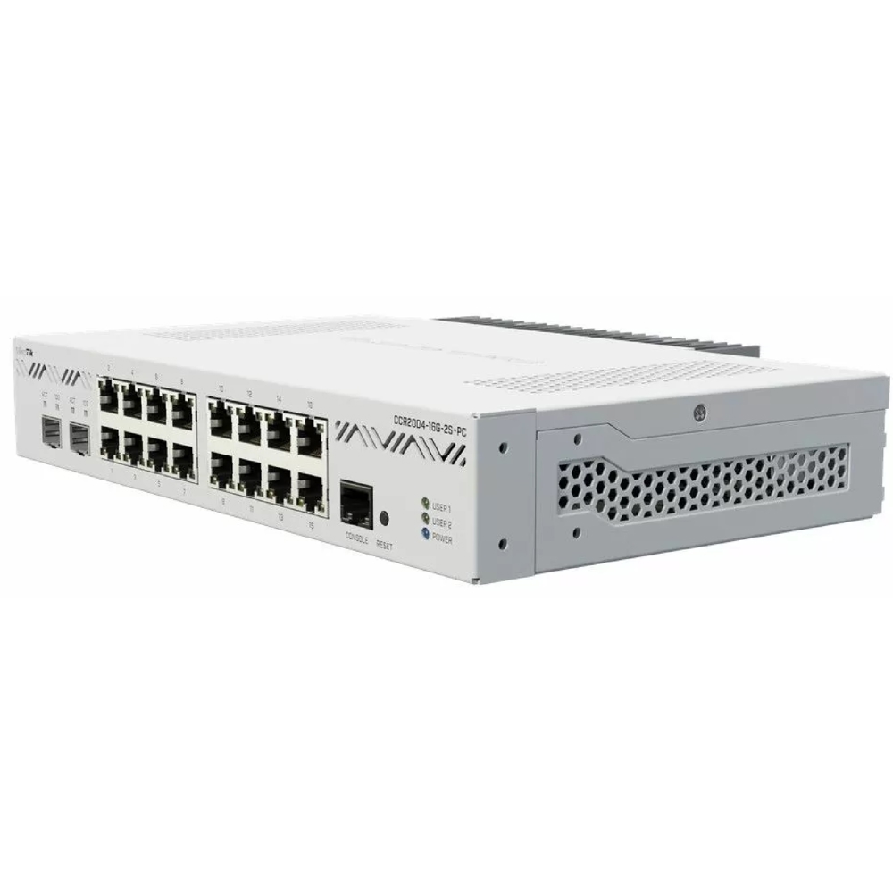 MikroTik CCR2004-16G-2S+PC, Router, White