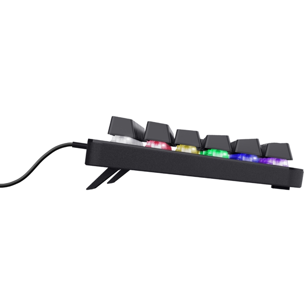 კლავიატურა Trust GXT1863, Wired, RGB, USB, Gaming Keyboard, Black