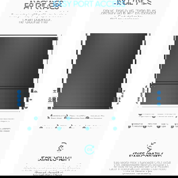 Arzopa A1 Gamut Slim, 14", Monitor, FHD, IPS, Type-C, Mini HDMI, Black