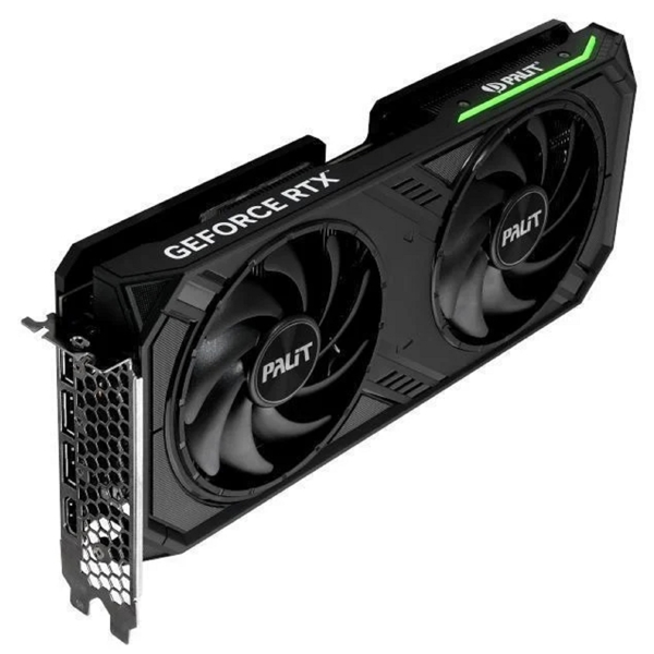 ვიდეო დაფა Palit NED407S019K9-1043D SUPER DUAL, GeForce RTX4070, 12GB, 192bit, HDMI, DP, Black