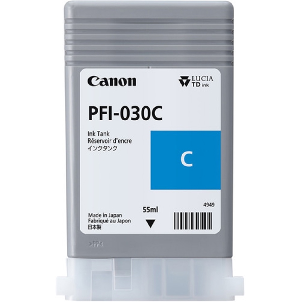 Canon 3490C001AA PFI-030, Ink Cartridge, Cyan