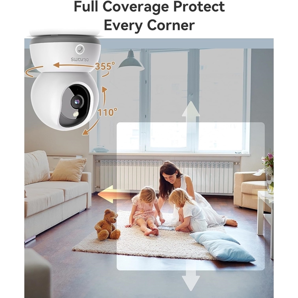 ვიდეო სათვალთვალო კამერა Blurams A31C Lumi, Indoor Security Camera, White