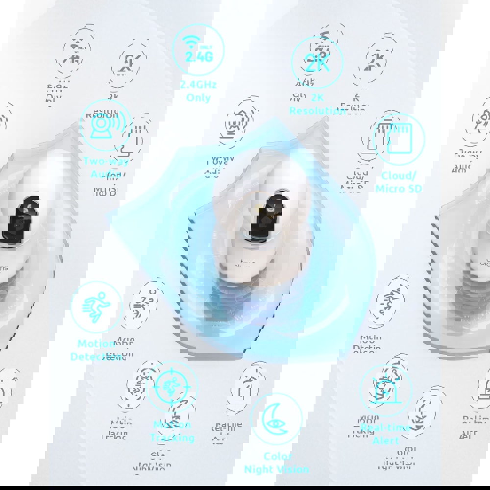 ვიდეო სათვალთვალო კამერა Blurams A31S Dome Flare, Indoor Pet Camera, White