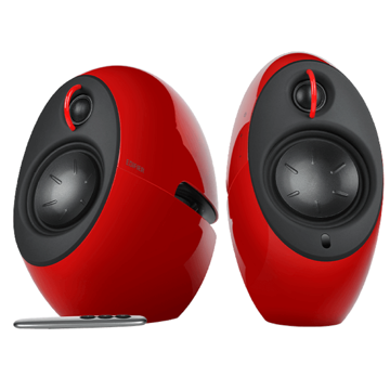 Edifier E25HD Luna, 74W, AUX, Bluetooth, Optical, Speaker, Red