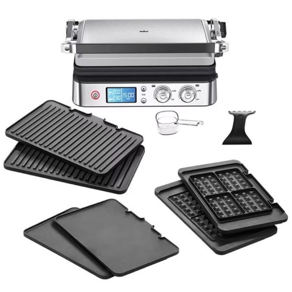 გრილი Braun CG9047 CG, 2000W, Grill, Black/Silver