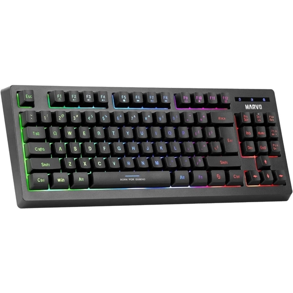 კლავიატურა Marvo K607 Scorpion, Wired, USB, Gaming Keyboard, Black