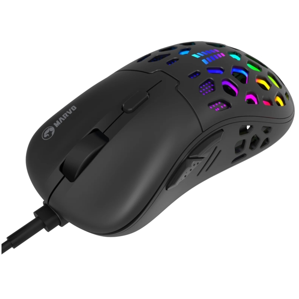 მაუსი Marvo G946, Wired, USB, Gaming Mouse, Black