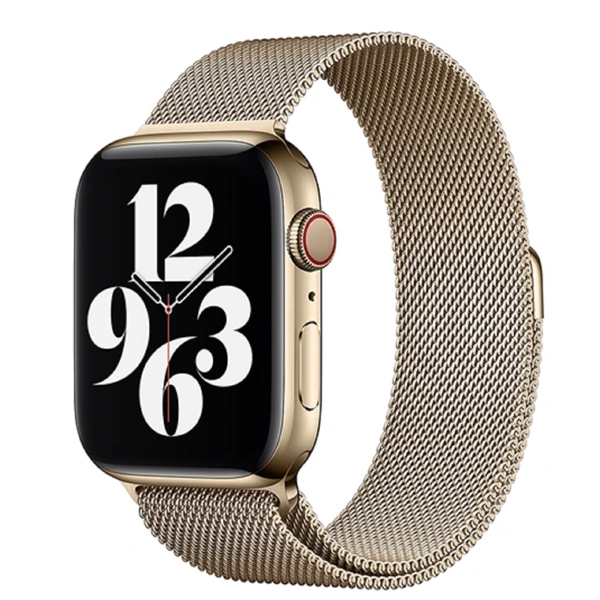 სმარტ საათის სამაჯური Wiwu 38/40 Minalo, Apple Watch Strap, Gold