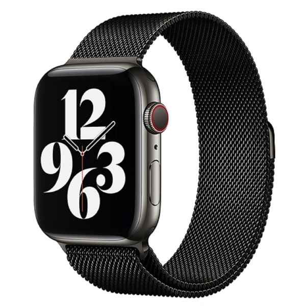 სმარტ საათის სამაჯური Wiwu 42/44 Minalo, Apple Watch Strap, Black