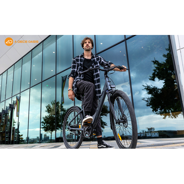 ელექტრო ველოსიპედი ADO A28 Air, 350W, Smart APP, Electric Bike, 30KM/H, Grey