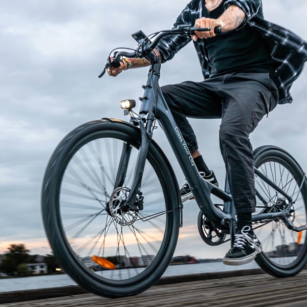 ელექტრო ველოსიპედი ADO A28 Air, 350W, Smart APP, Electric Bike, 30KM/H, Grey