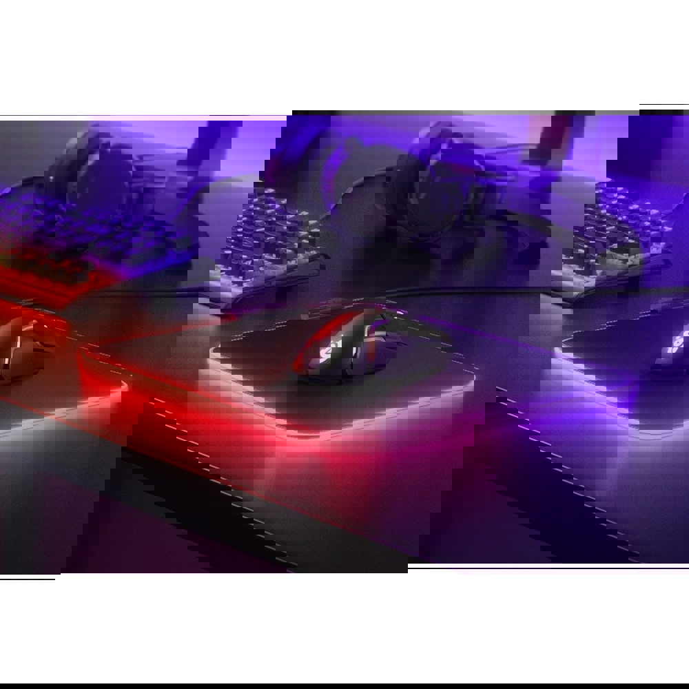 მაუსის პადი SteelSeries 63825_SS, Gaming Mouse Pad, M, Black