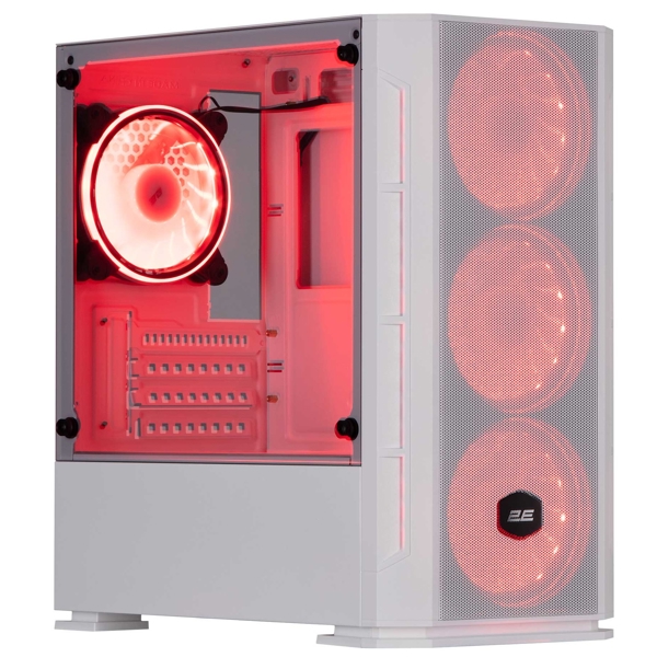 ქეისი 2E 2E-GB700W CALLEO, Computer Case, MiniT, Micro-ATX, Mini-ITX, USB 2.0, USB 3.0, White