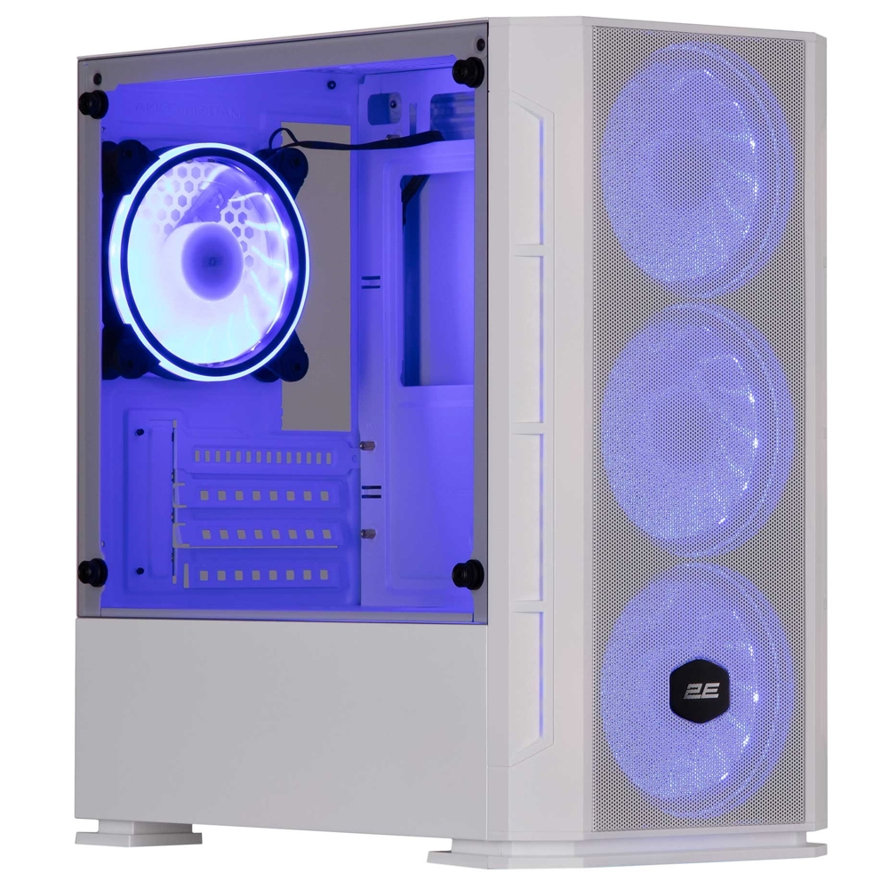 ქეისი 2E 2E-GB700W CALLEO, Computer Case, MiniT, Micro-ATX, Mini-ITX, USB 2.0, USB 3.0, White