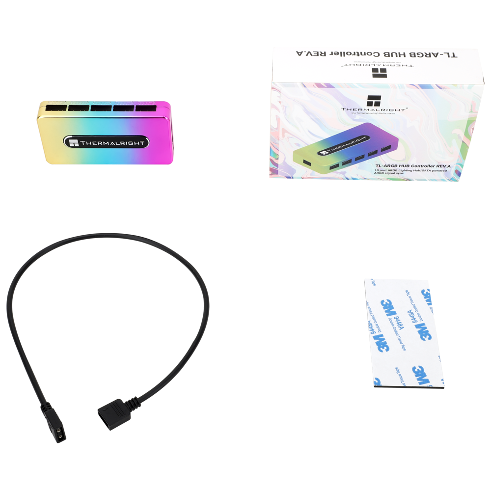 RGB კონტროლერი ThermalRight TR-FAN-ARGB-HUB-CONT-REV,A, ARGB HUB Controller