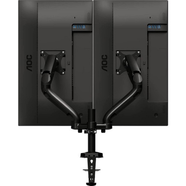 მონიტორის საკიდი AOC AD110DX Dual Arm, 13"-31,5", Monitor Mount, Black