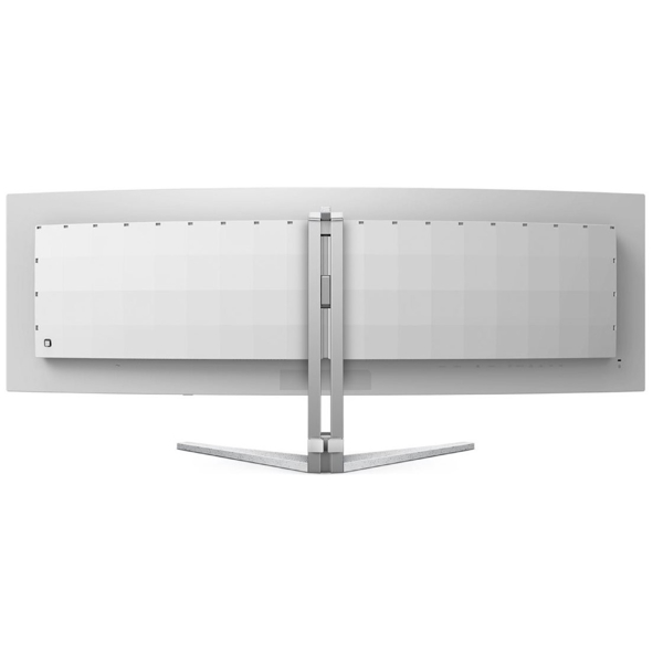 მონიტორი Philips 49M2C8900/00 Evnia, 49", Curved Monitor, Dual QHD, OLED, HDMI, USB, USB-C, DP, Silver 