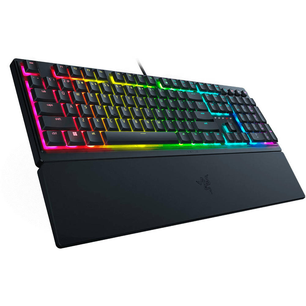 კლავიატურა Razer RZ03-04460100-R3M1 ORNATA V3, Wired, RGB, USB, USB, Gaming Keyboard, Black