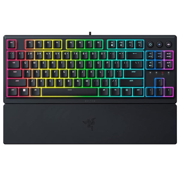 კლავიატურა Razer RZ03-04880100-R3M1 Ornata V3 TKL, Wired, RGB, USB, Gaming Keyboard, Black